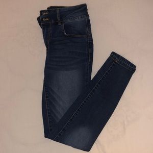 CLASSIC LONG DARK BLUE SKINNY JEANS